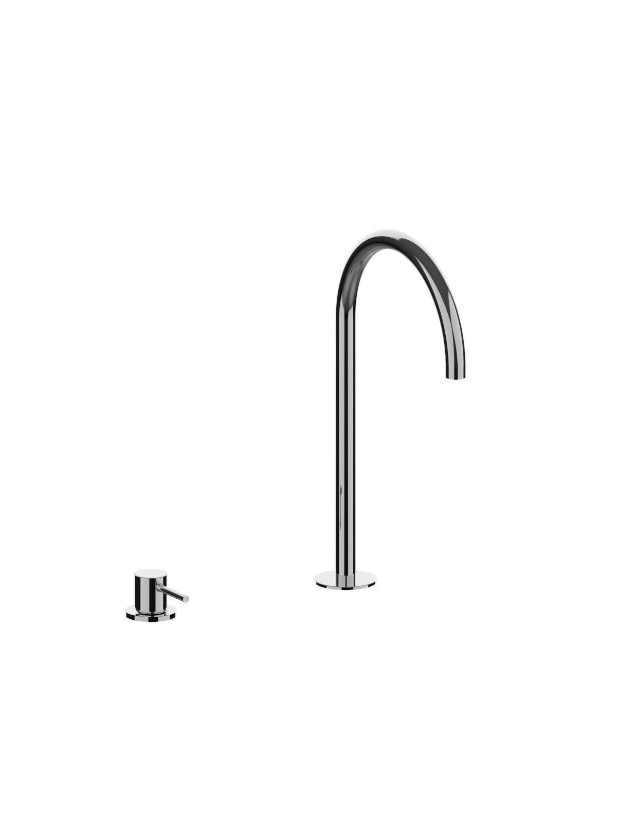 Two hole single lever washbasin mixer