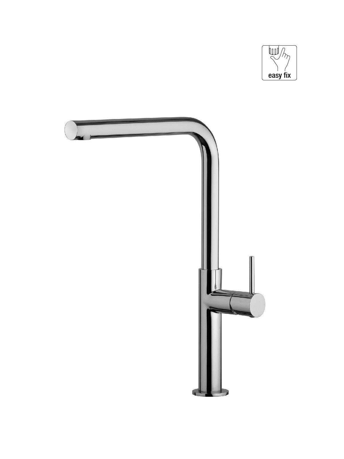 Single-lever sink mixer, swivel spout LUXURY