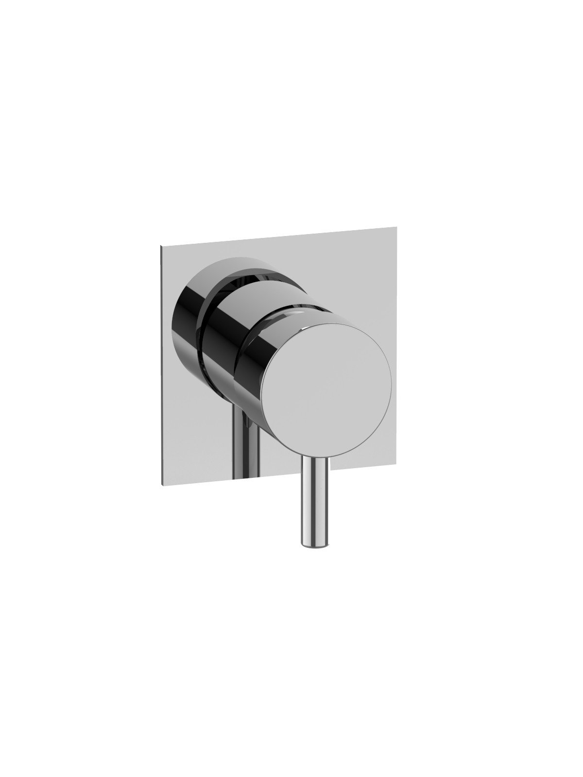 External visible components 1-way built-in mixer, brass plate