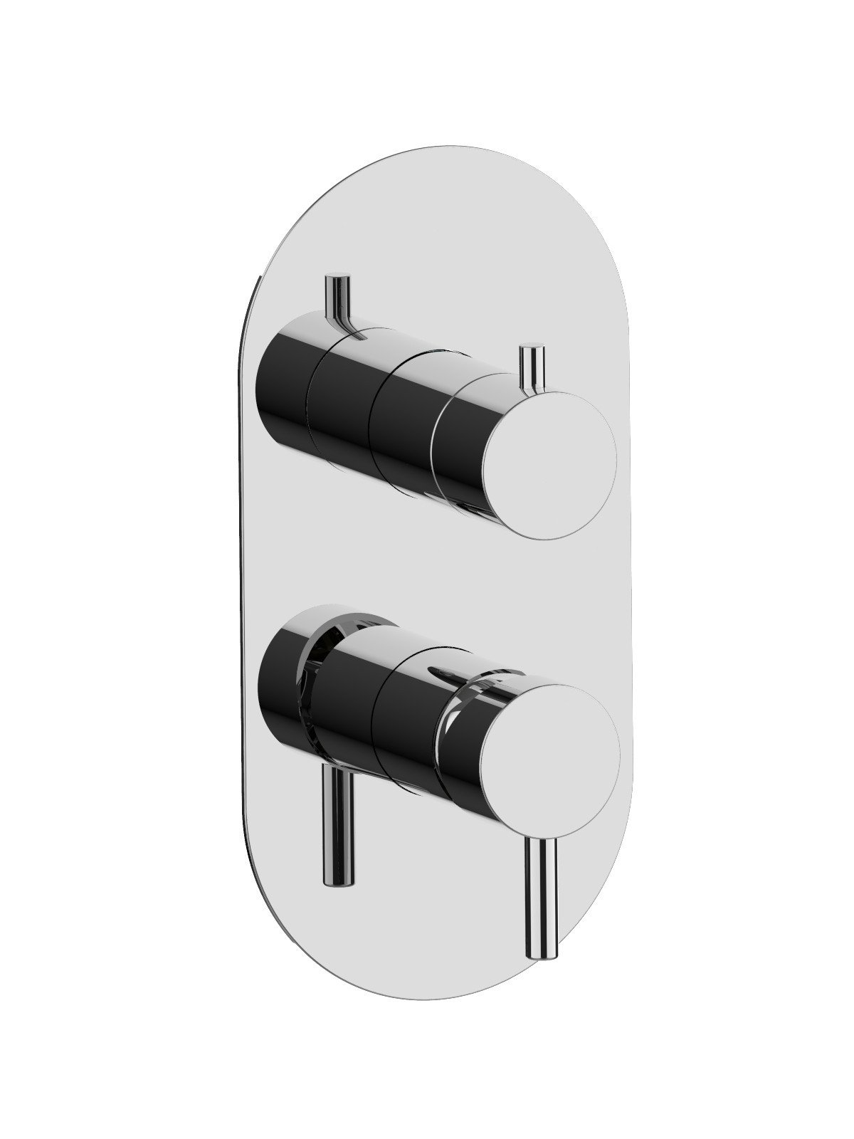External visible components 3-way built-in mixer
