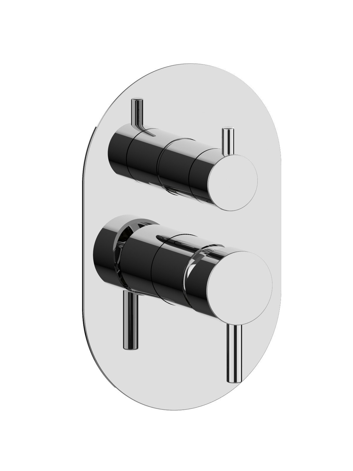 External visible components 2-way built-in mixer with diverter