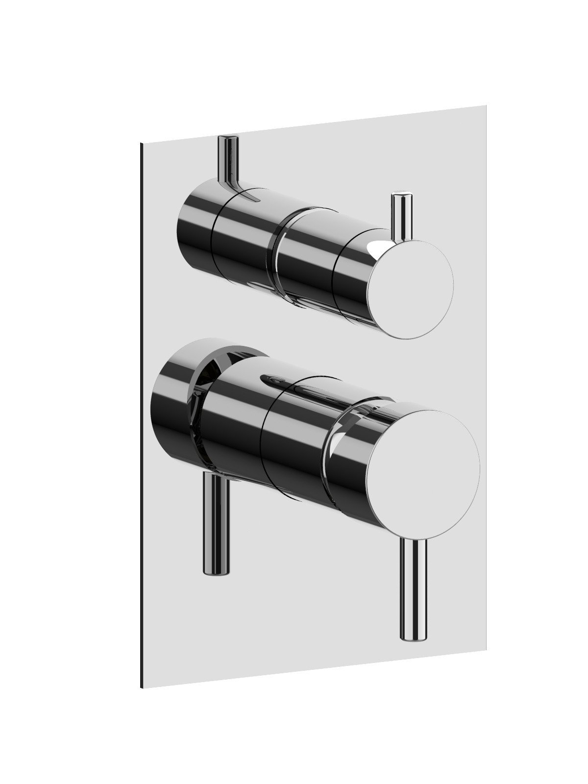 External visible components 2-way built-in mixer