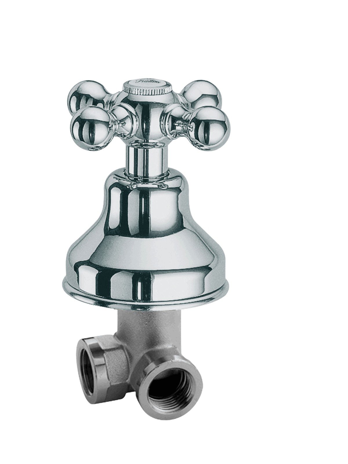Angular valve with interchangeable seat