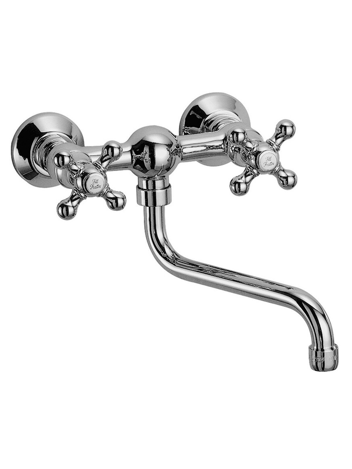 Sink mixer, 20 cm spout with jet-breaker