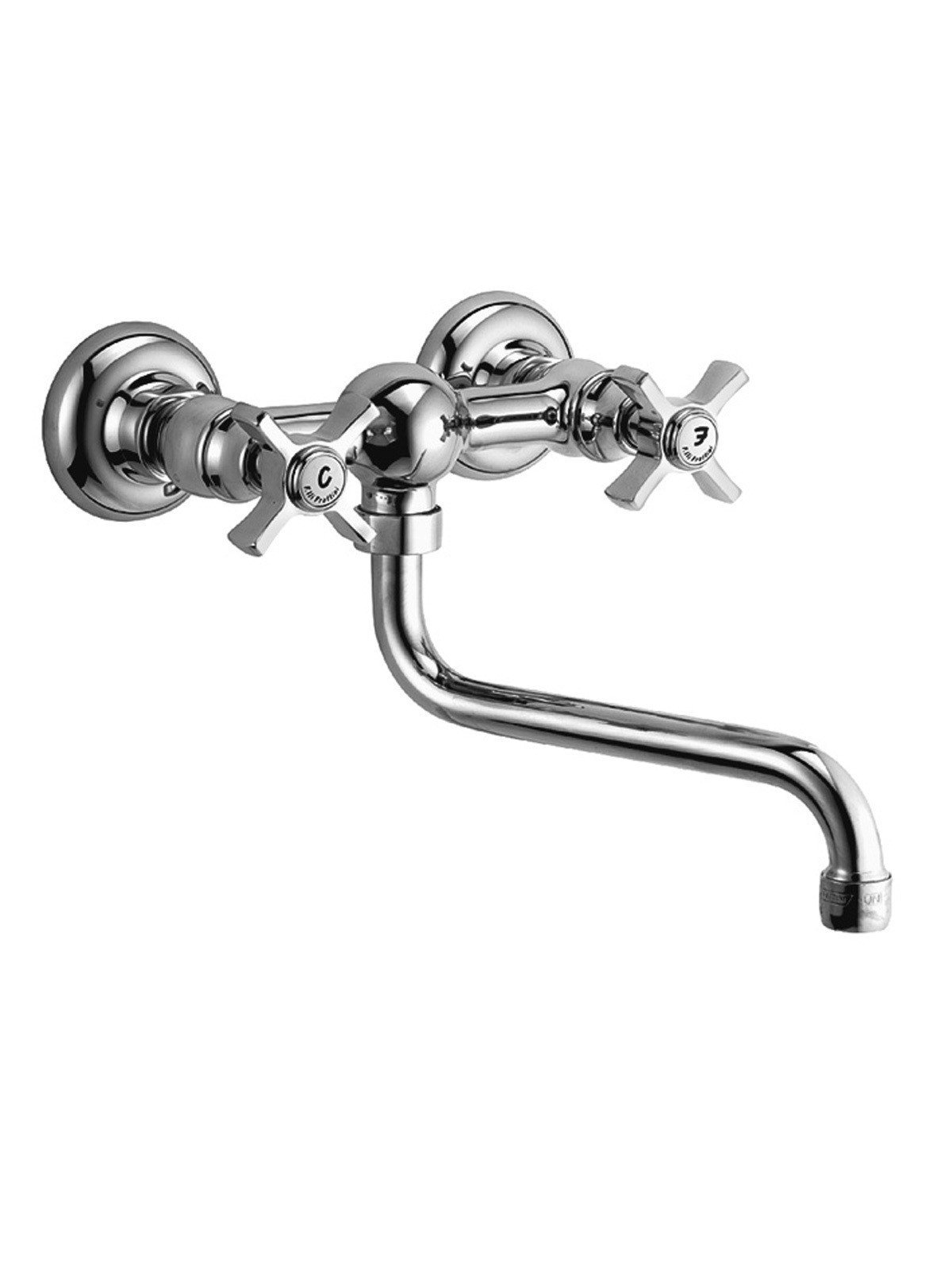 Sink mixer, 20 cm spout with jet-breaker