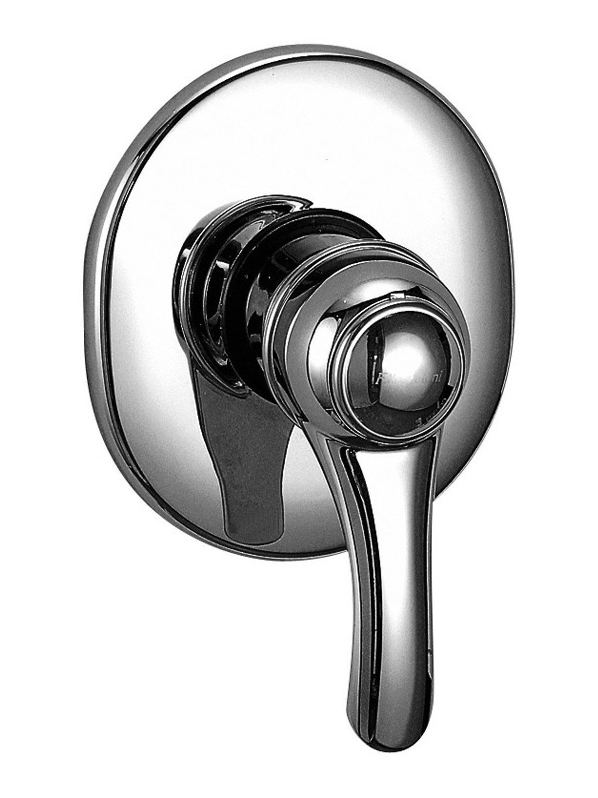 Complete built-in single-lever shower mixer