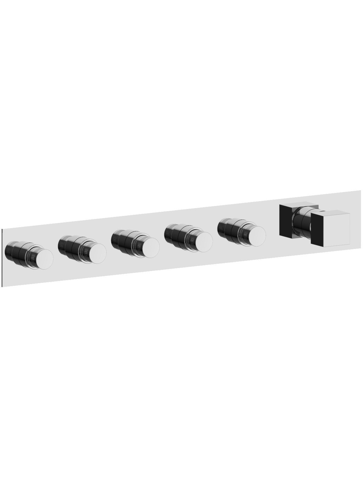 External part 5-Way for mechanical built-in box push button body