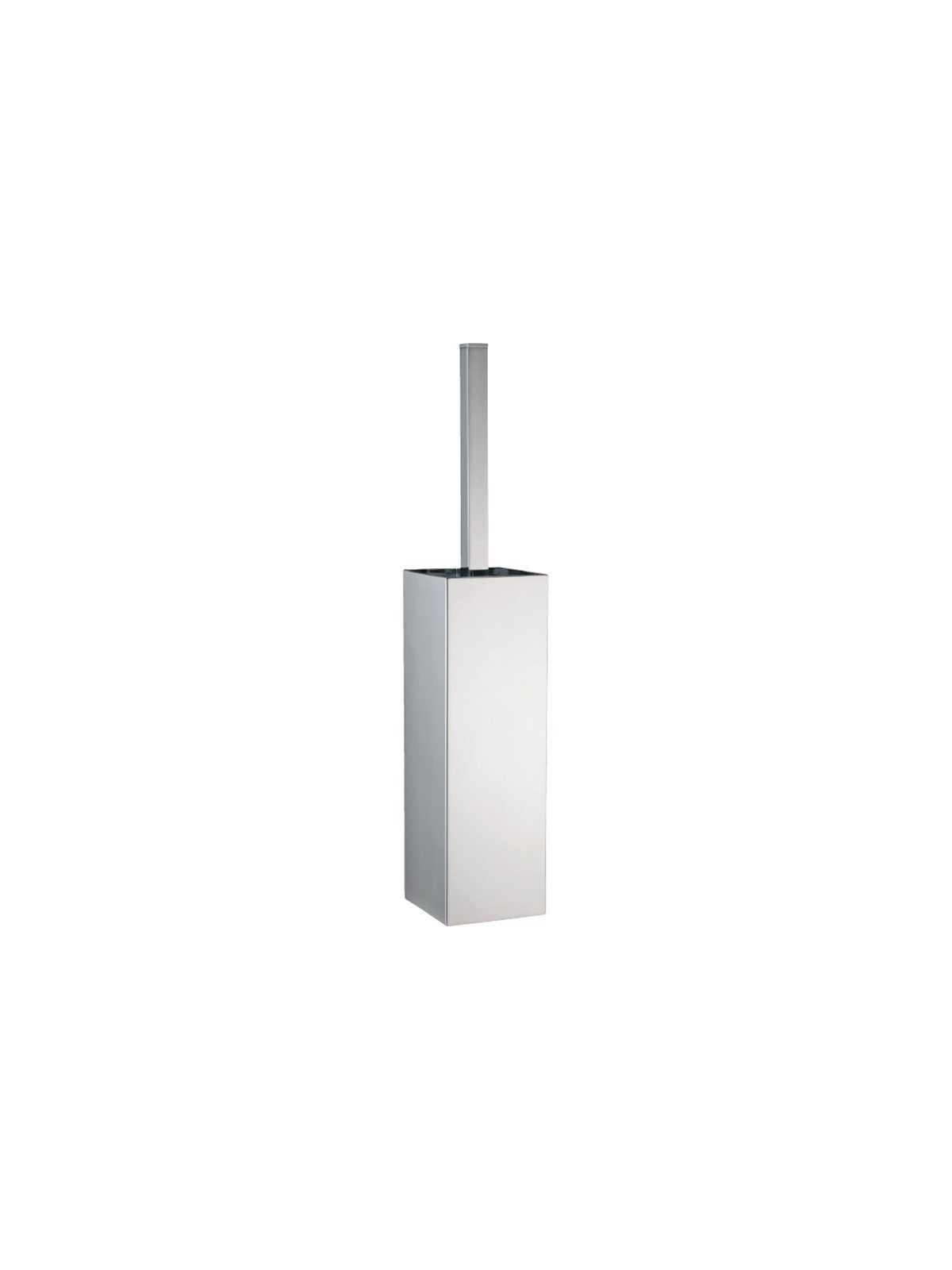 Suspended toilet brush holder