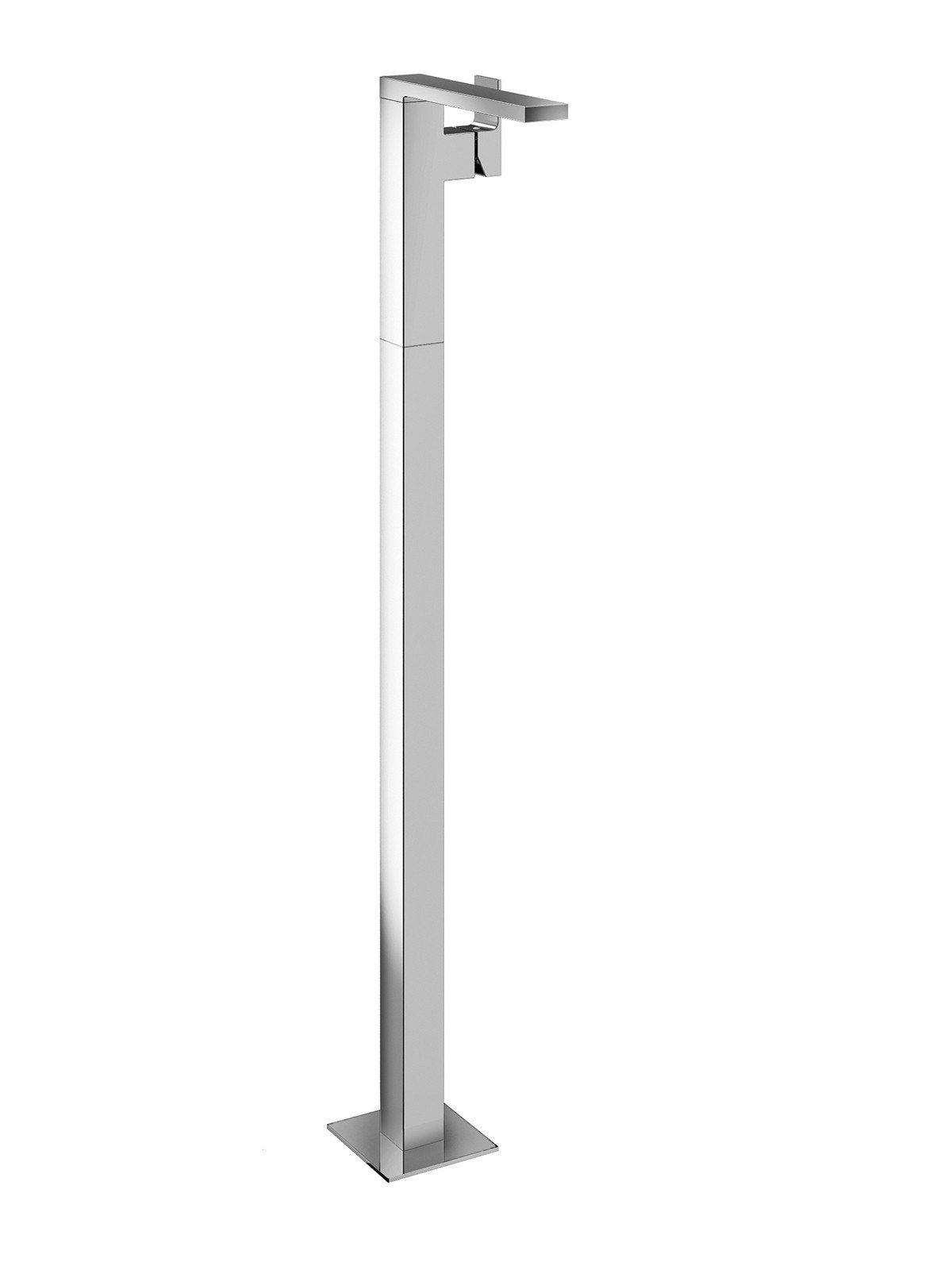 External visible components free standing basin mixer