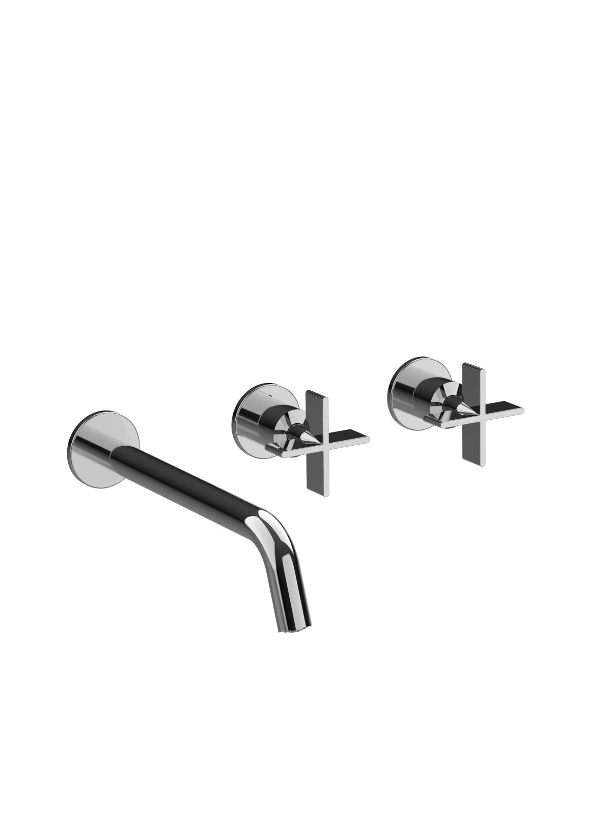 External visible components 3 way built-in mixer with ceramic di