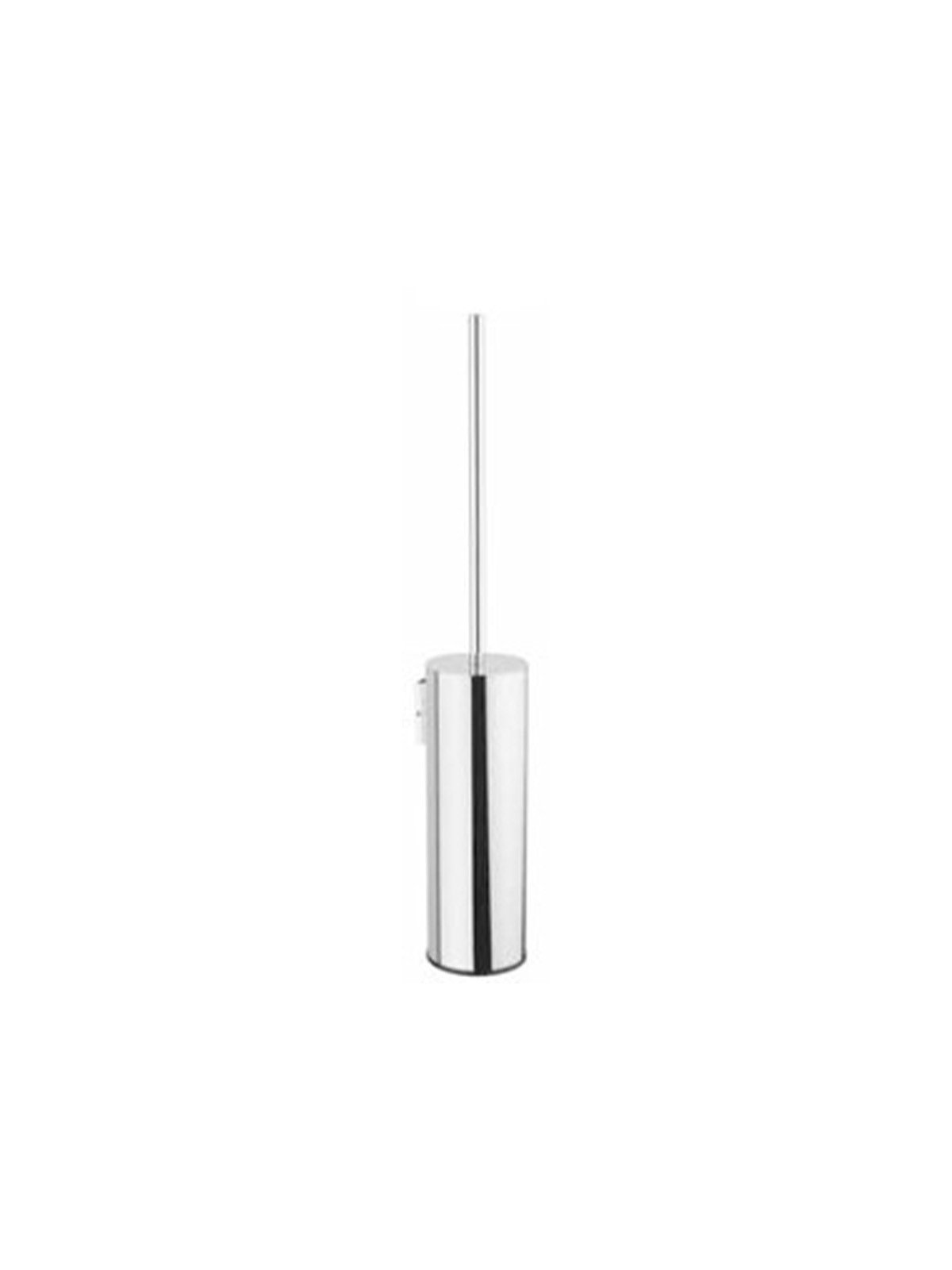 Suspended toilet brush holder