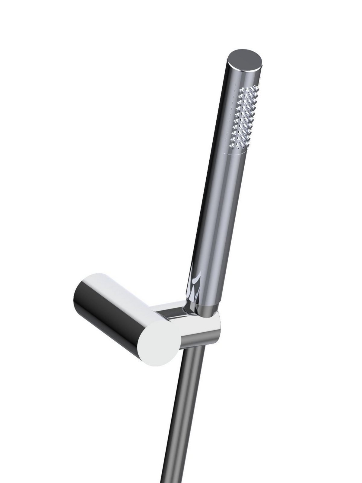 Handshower bracket with cromalux flexible hose