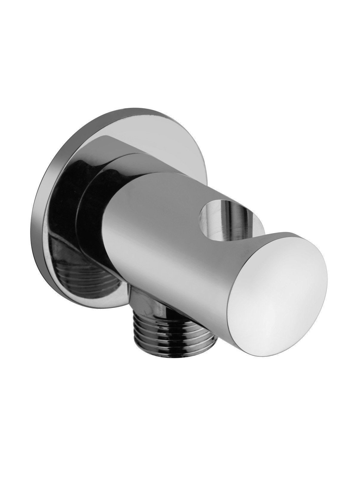 Inlet water connection with bracket for built-in duplex shower 