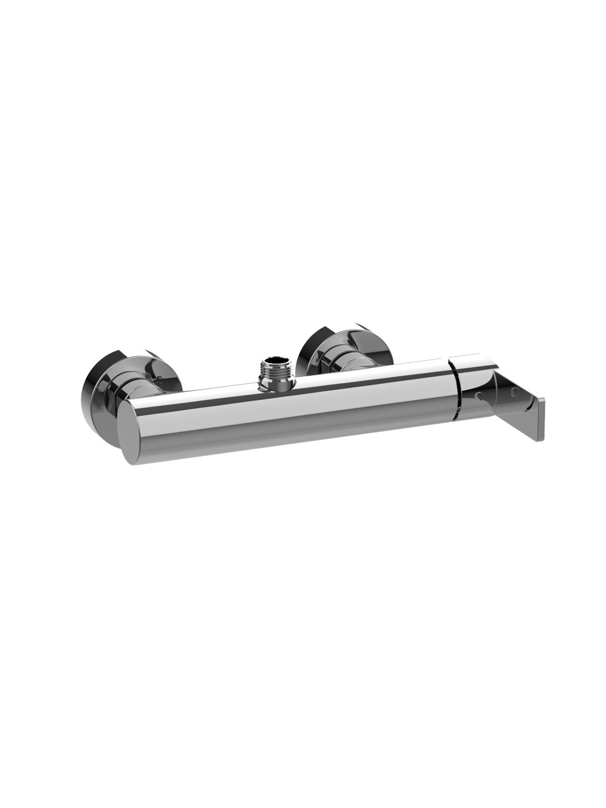 External single-lever shower mixer with 3/4p upper connection