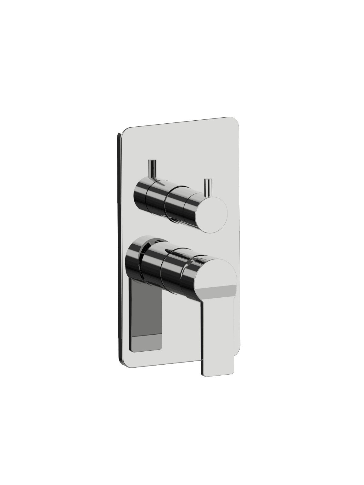 External parts: 2-way built-in mixer, diverter, ceramic