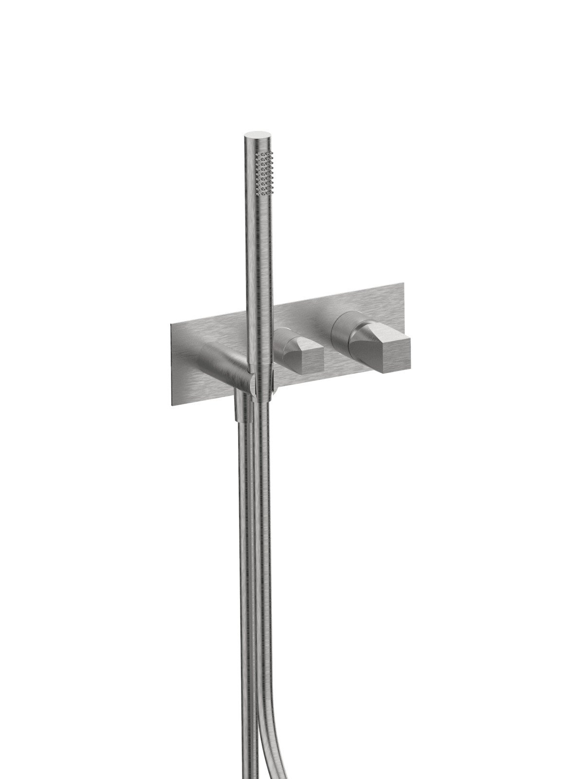 External visible components 2-way built-in mixer with ceramic di