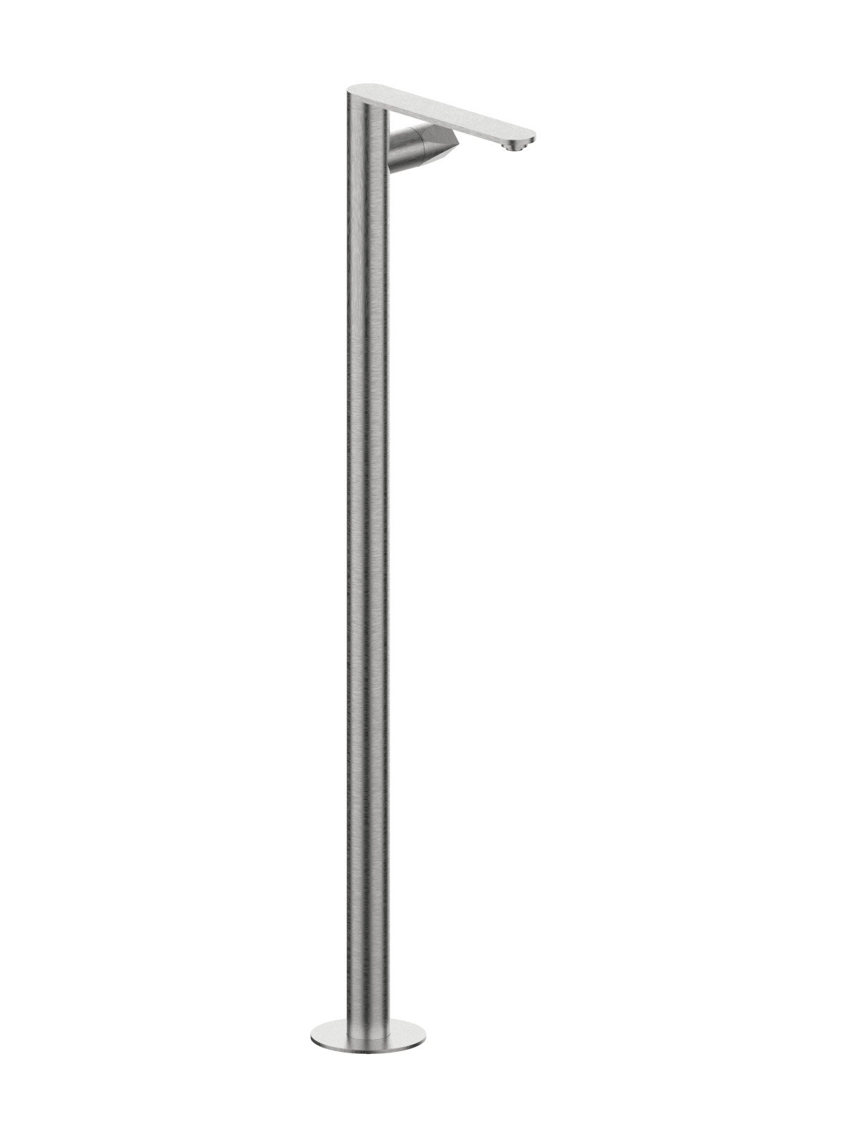 External visible components free standing basin mixer