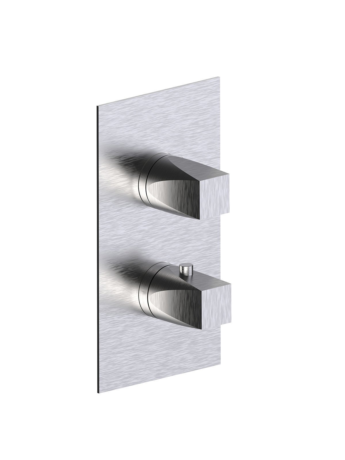 External visible components 2 way built-in thermostatic shower m