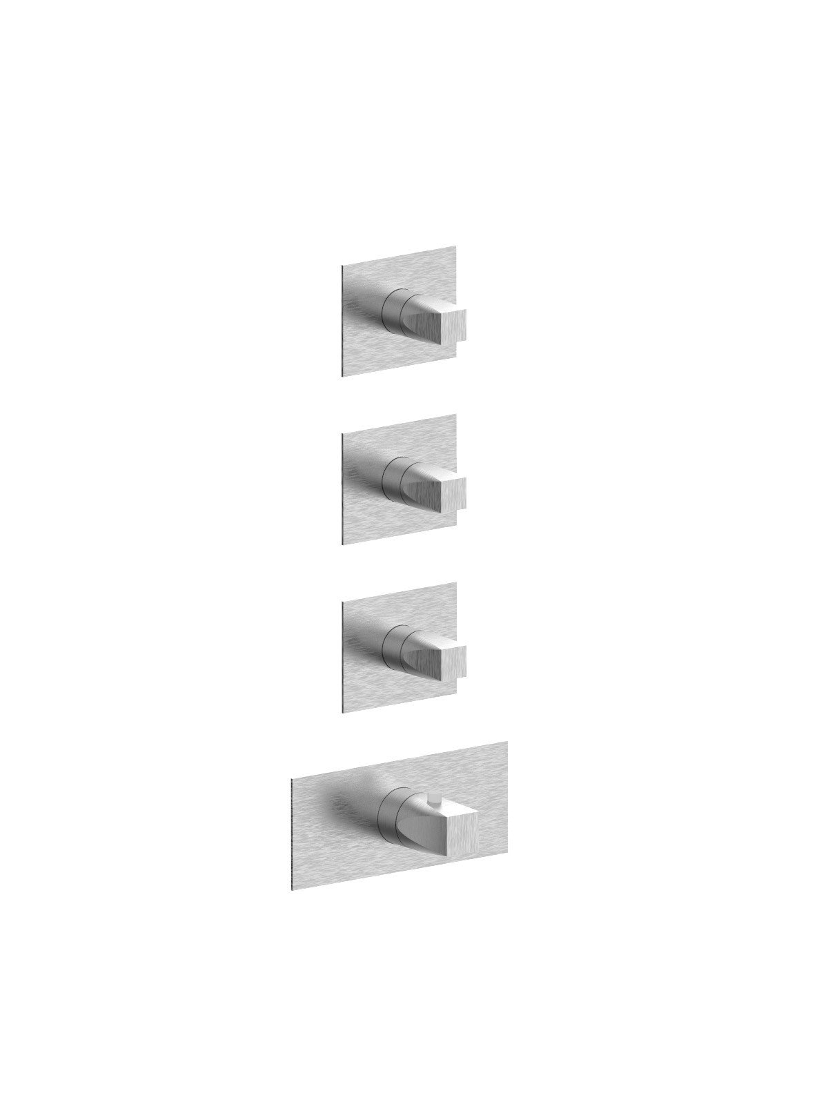 External components 3-way thermostatic built-in shower manifold
