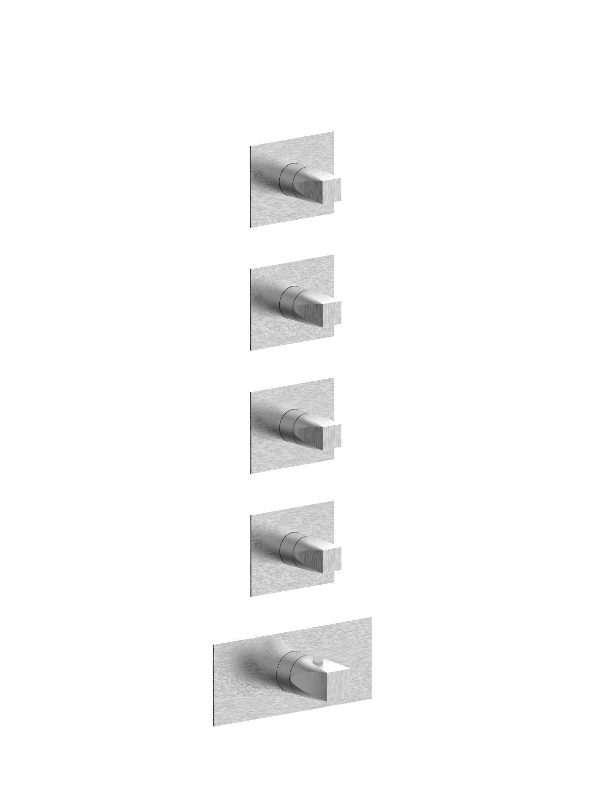 External components 4-way thermostatic built-in shower manifold