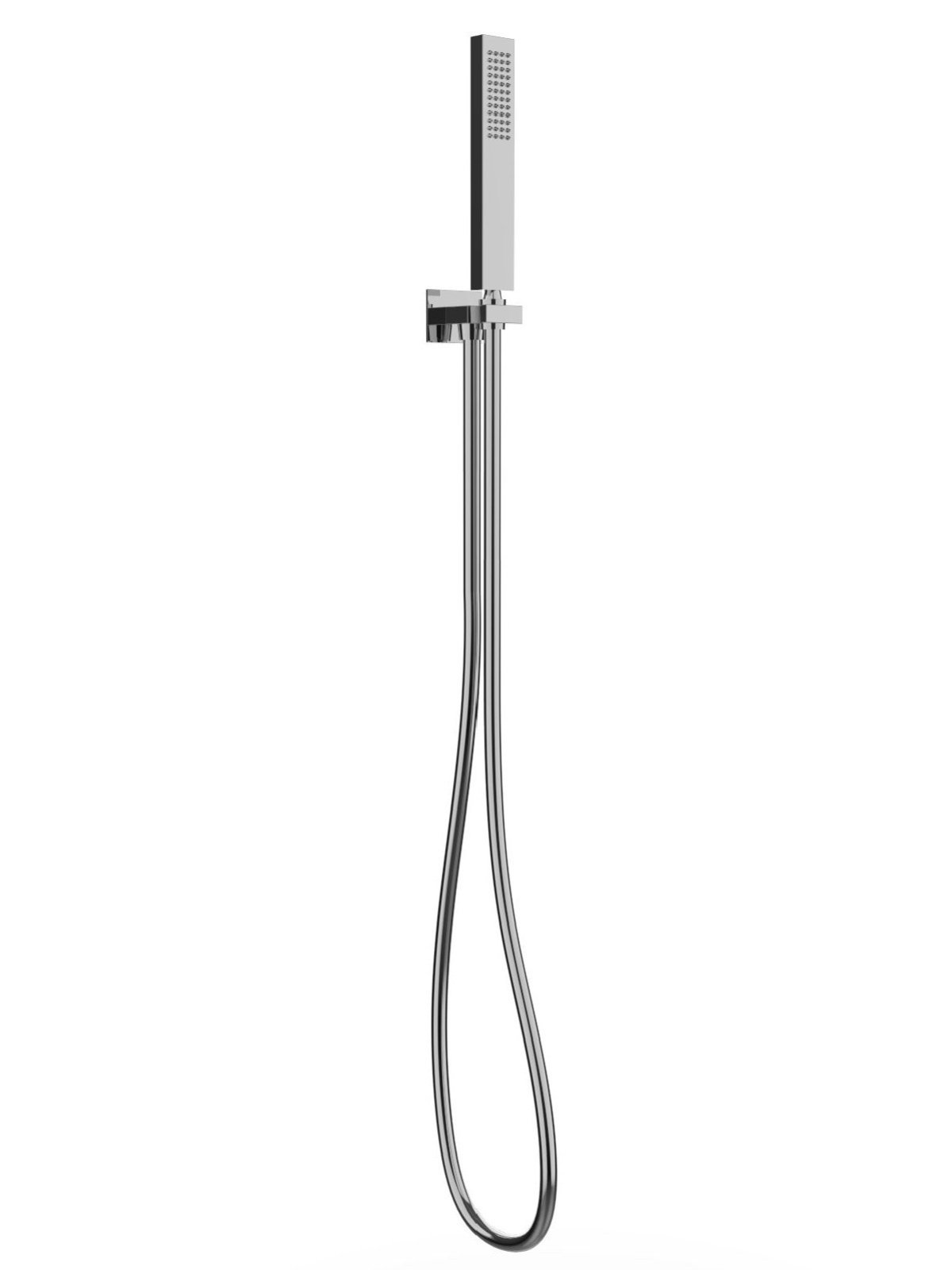 Inlet water connection with bracket cromalux flexible