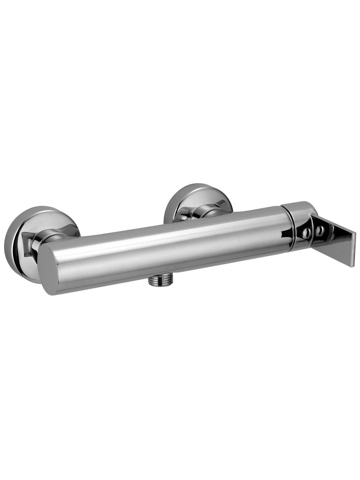 External single-lever shower mixer with upper connection