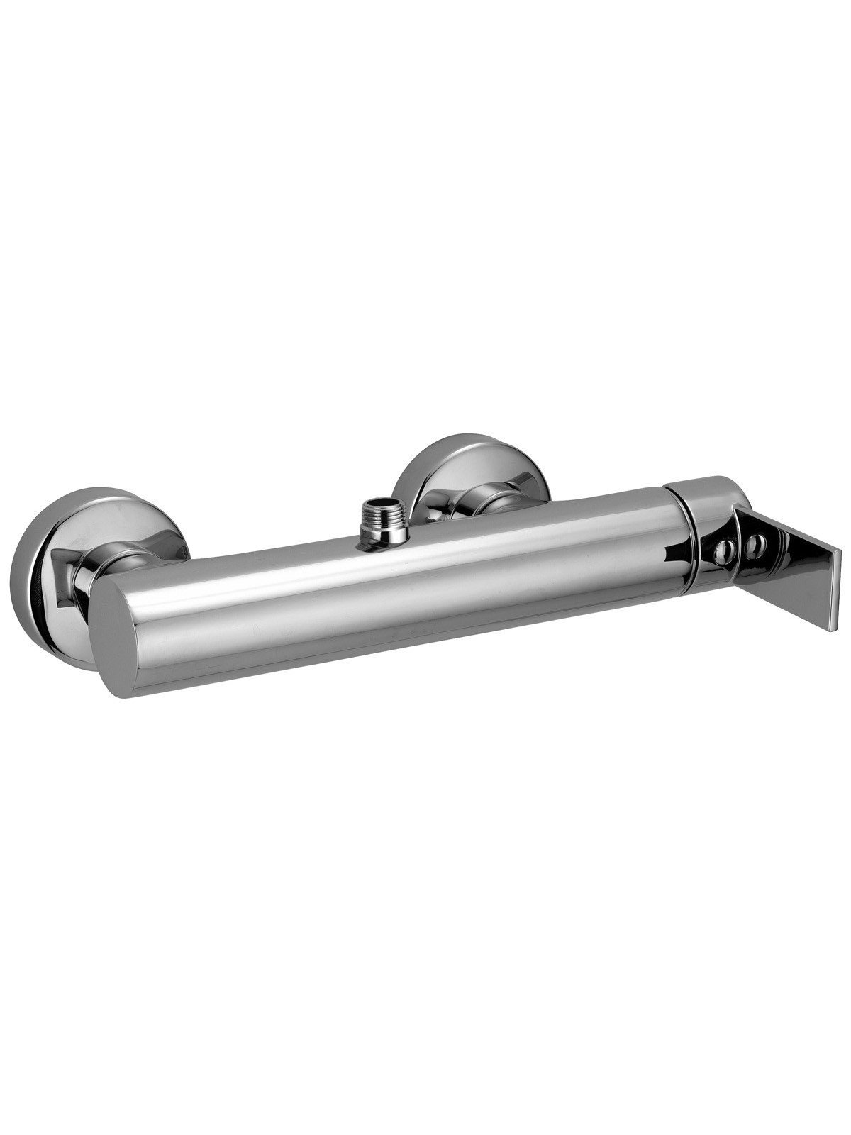 External single-lever shower mixer with upper connection