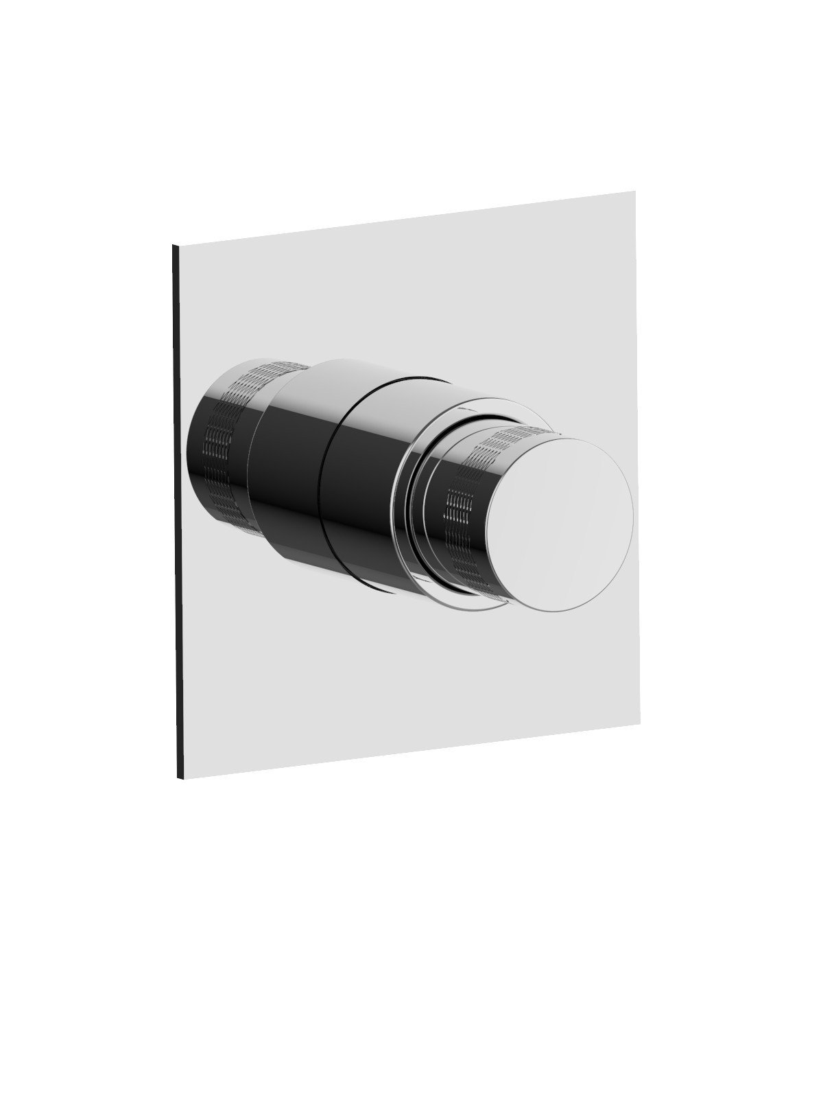 External visible components for push button stop valve with flow