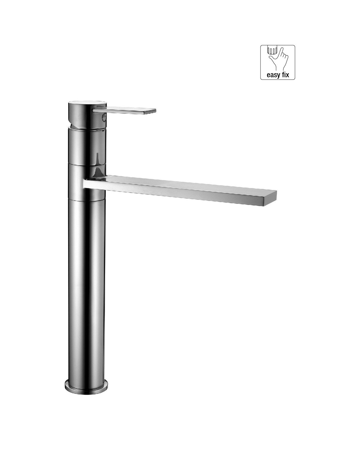 Single-lever sink mixer, swivel spout