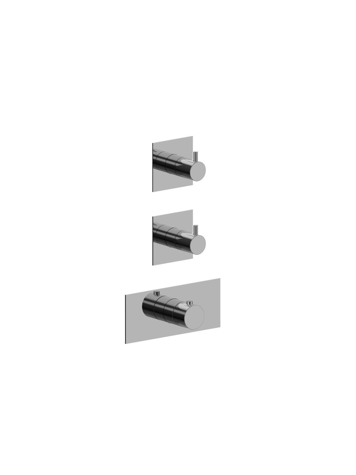 External components 2-way thermostatic built-in shower manifold