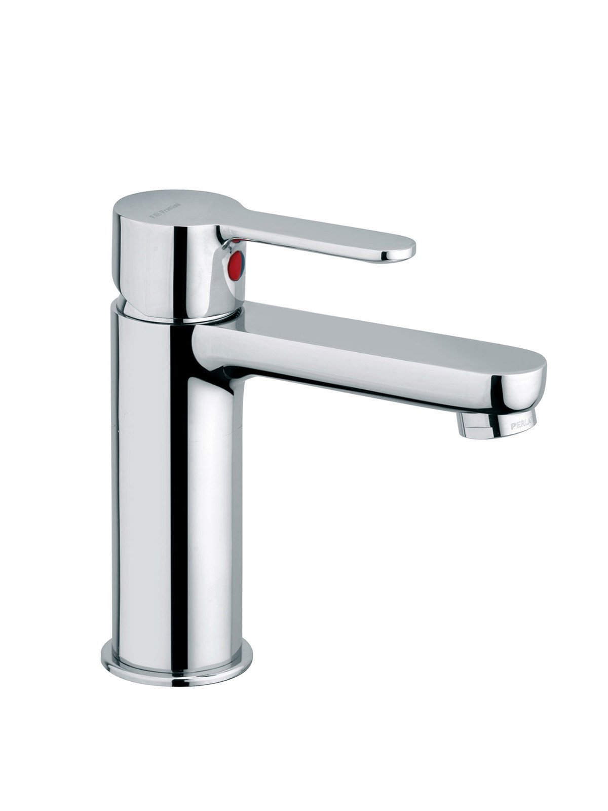 Single-lever washbasin mixer without pop-up waste