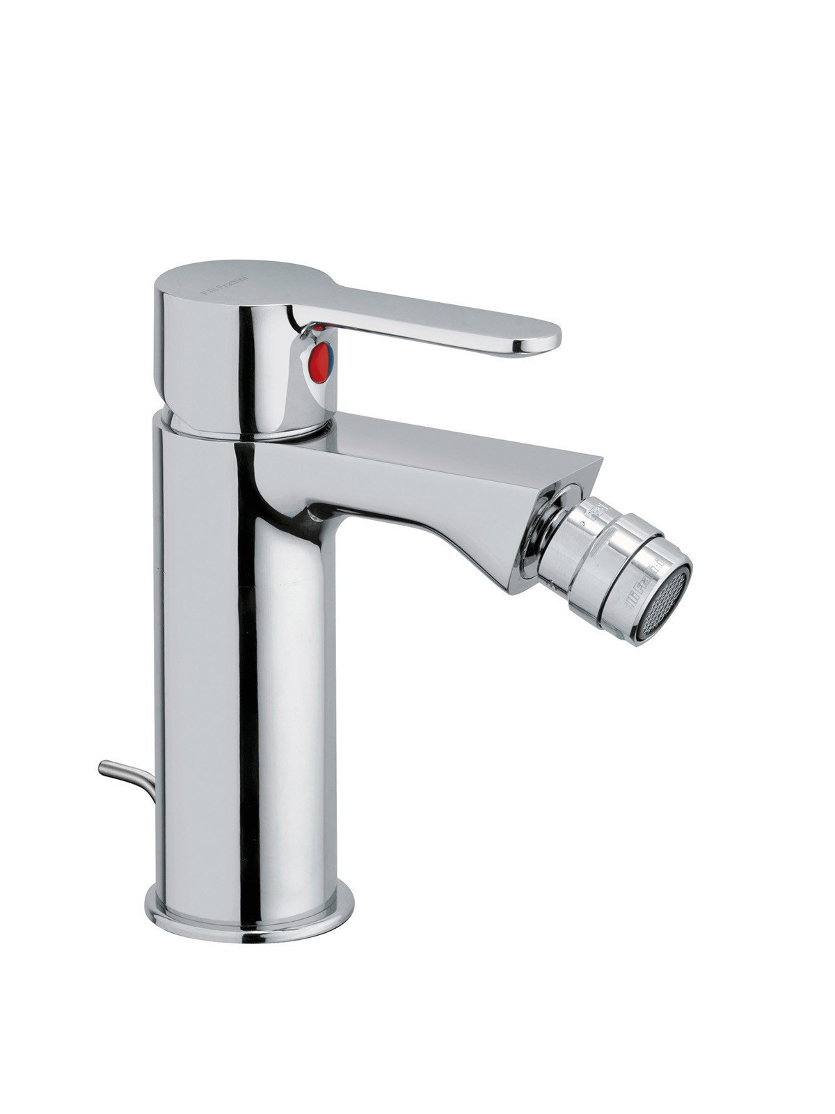 Single-lever bidet mixer with pop-up waste