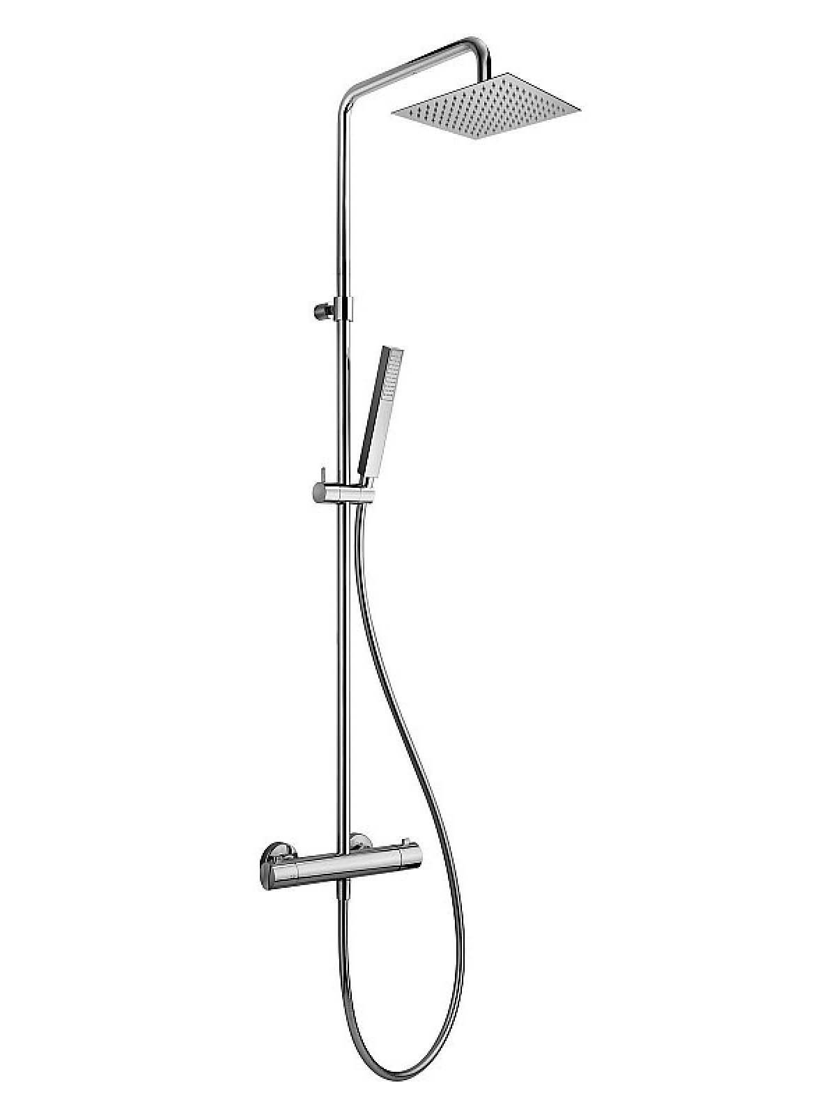 External part of shower mixer, cold water body, diverter, swivel