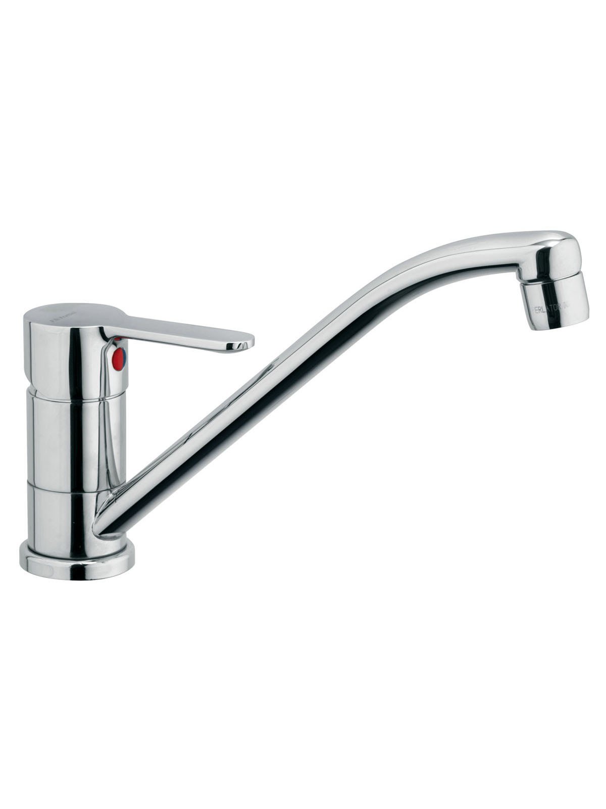 Axial long-lever sink mixer