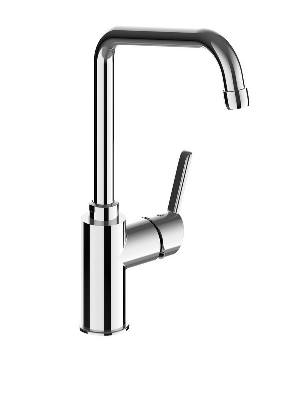 Single-lever sink mixer, swivel spout