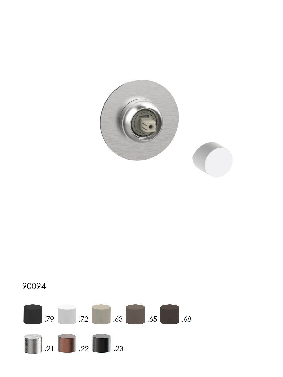 External part built-in 1 way single lever mixer