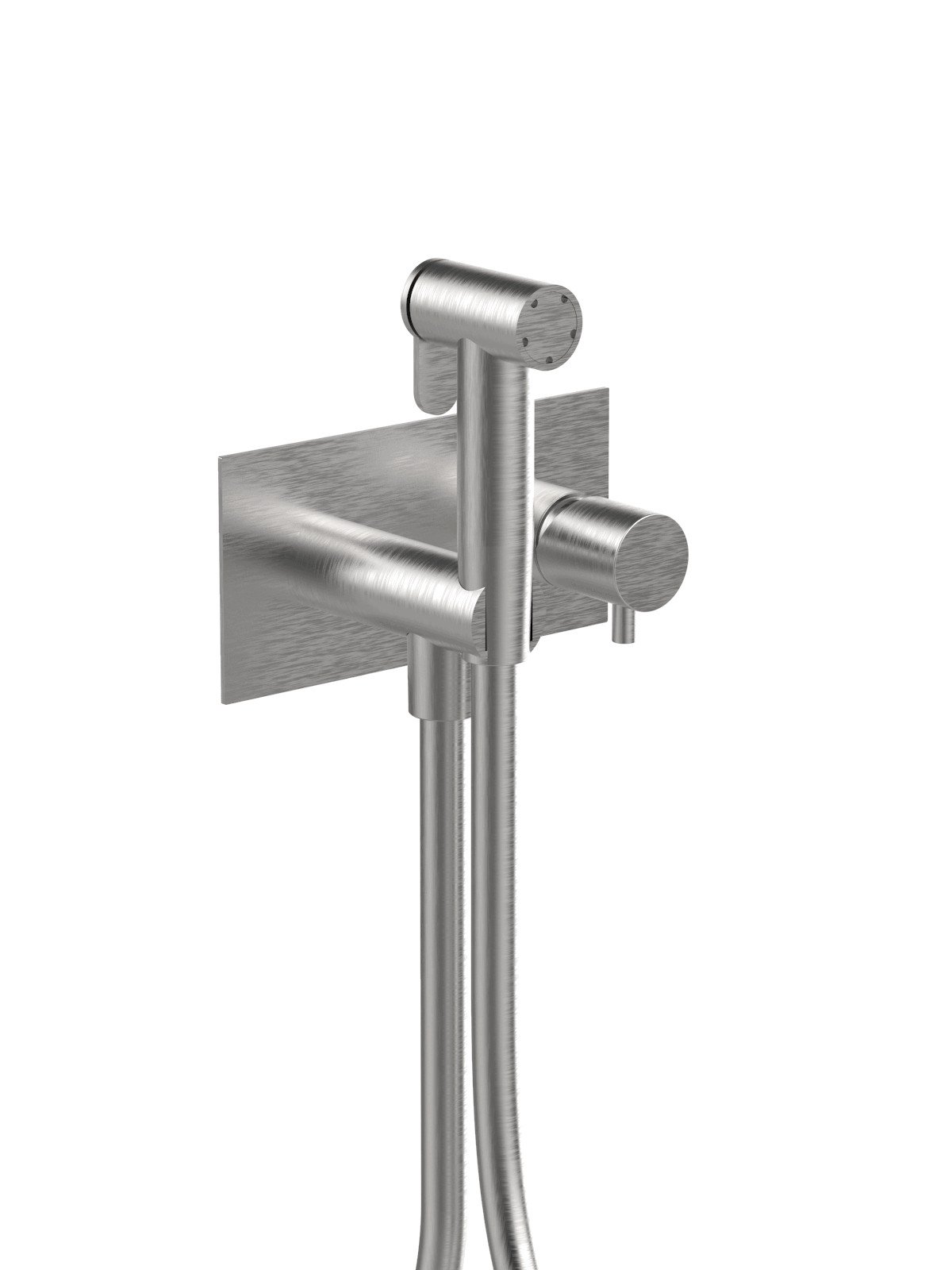 External part single lever water spray handshower mixer