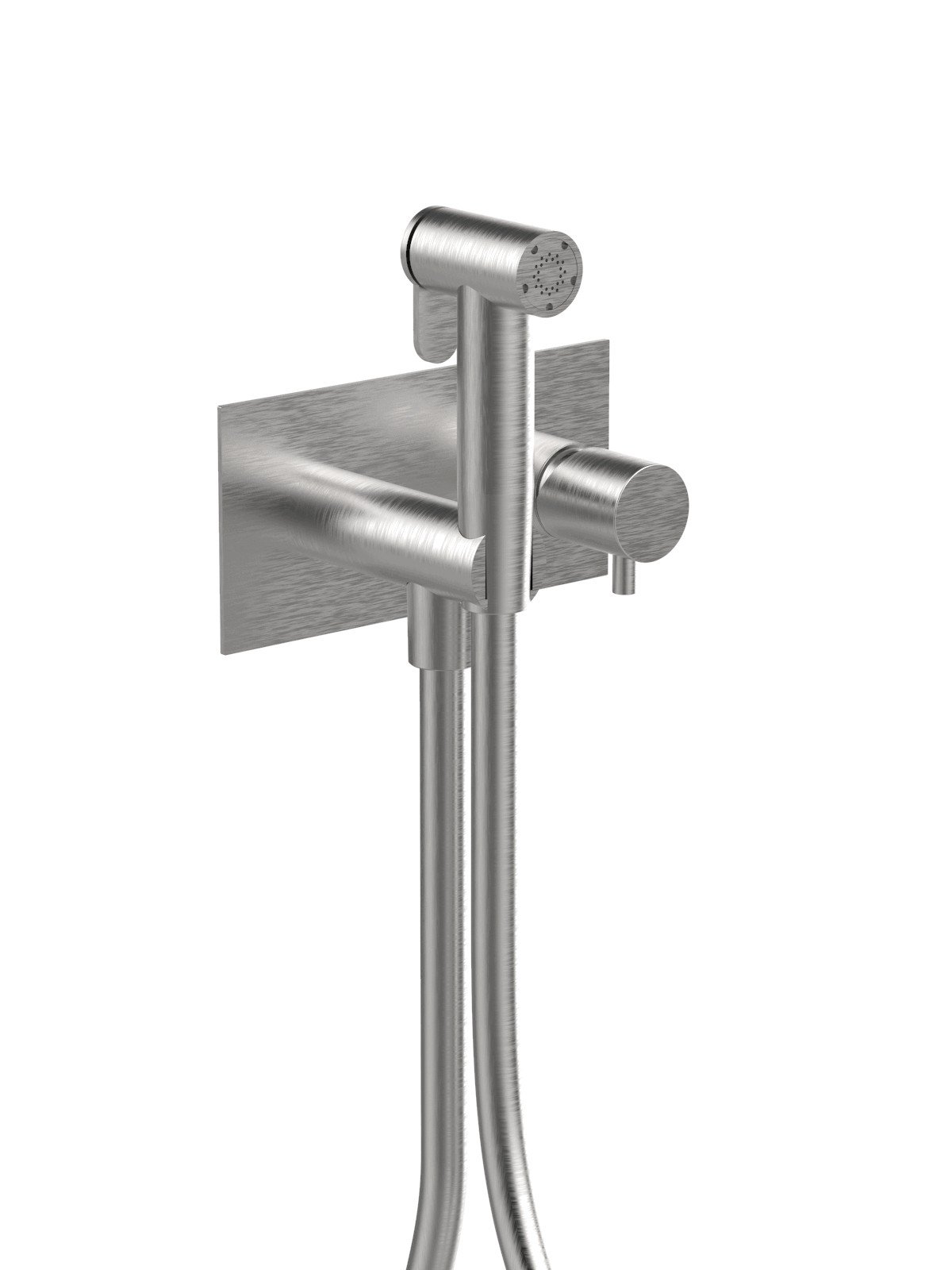 External part single lever handshower mixer