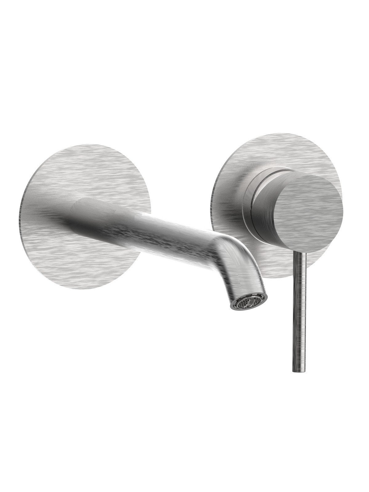 External visible components built-in washbasin mixer without pop