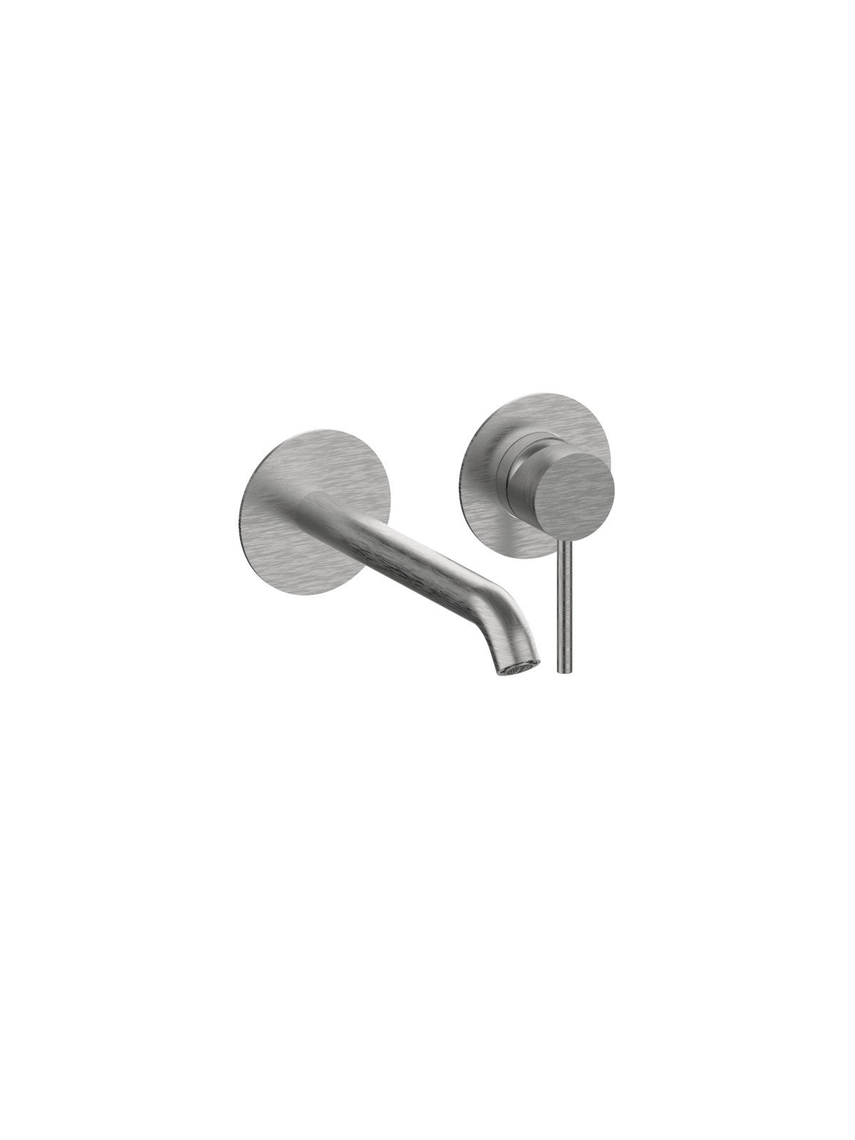 External visible components built-in washbasin mixer without pop