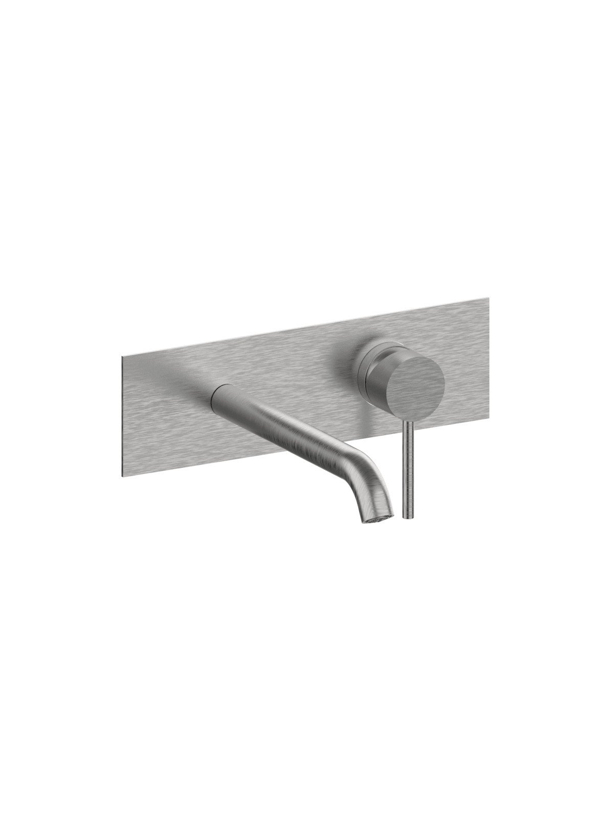 External visible components built-in washbasin mixer without pop