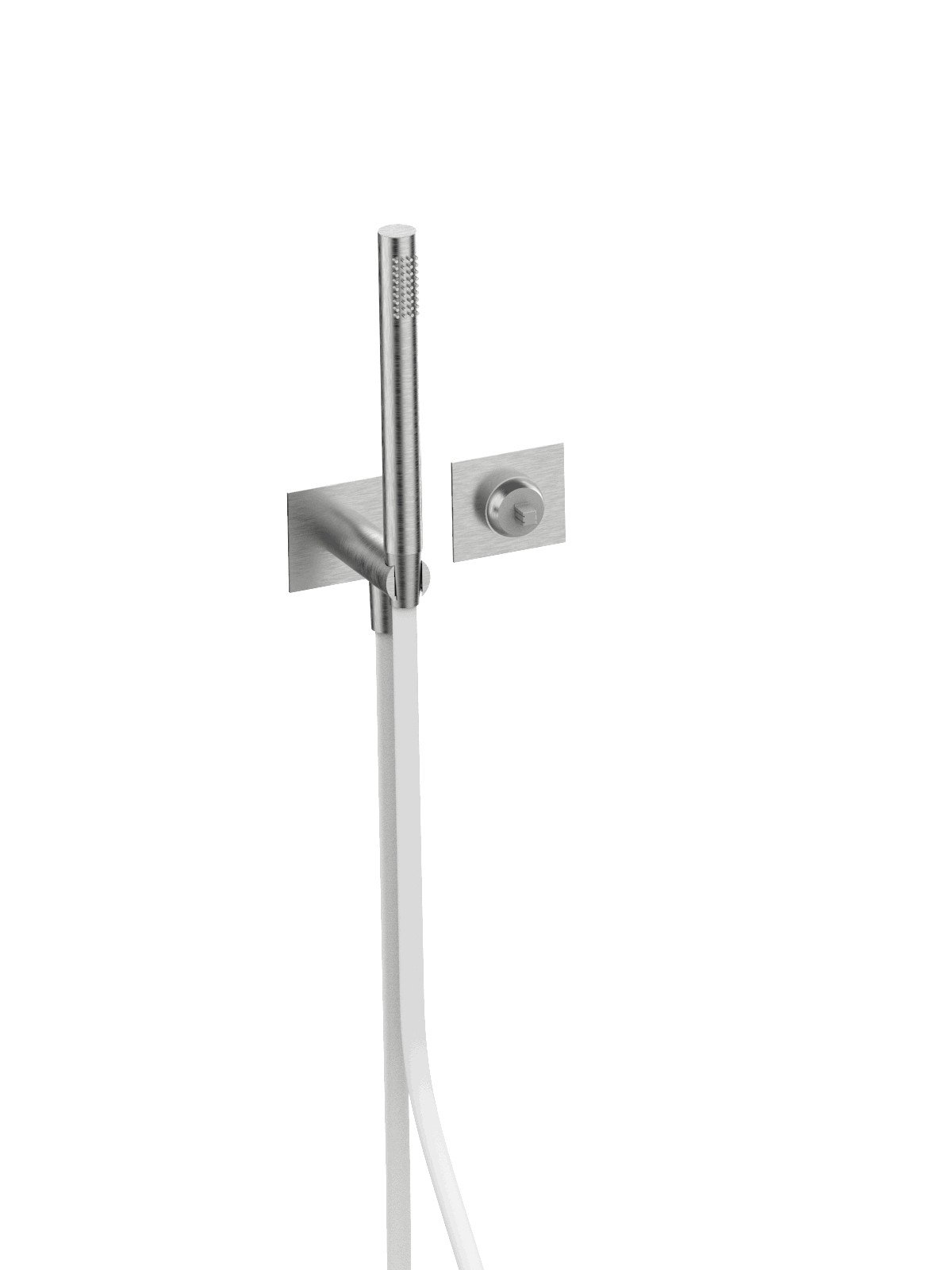 External part single lever mixerwith handshower