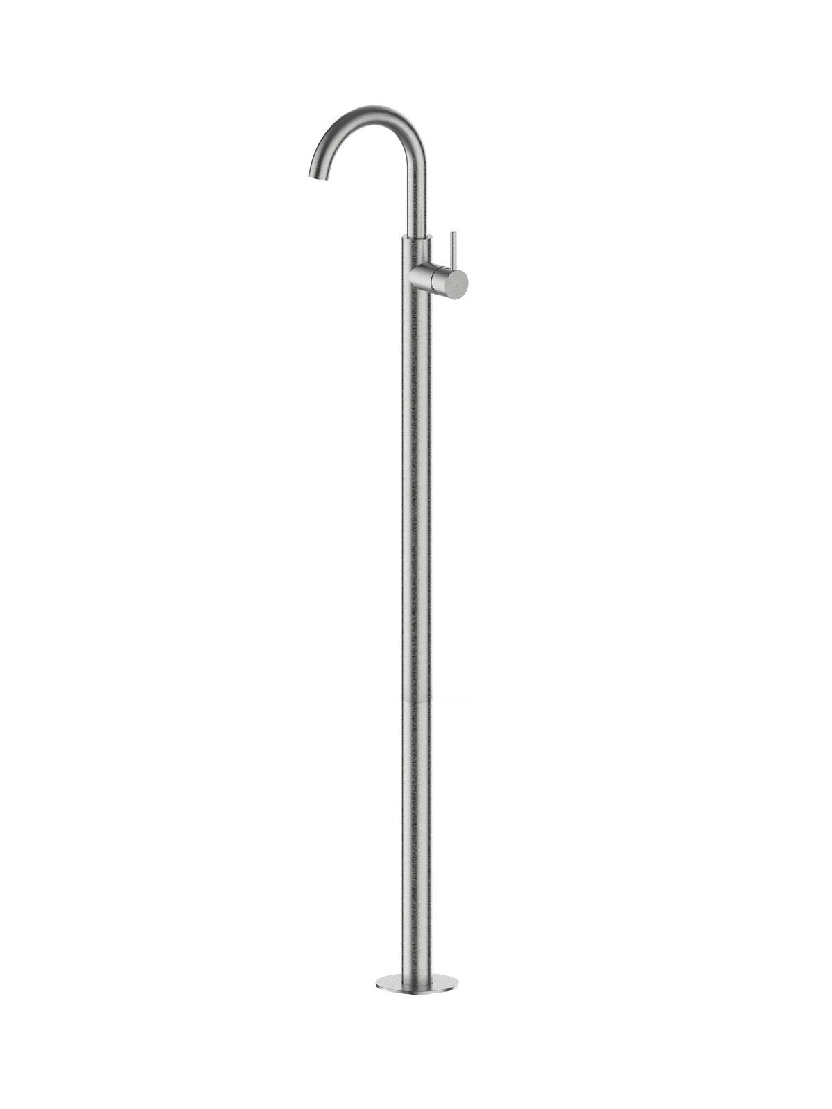 External visible components free standing basin mixer