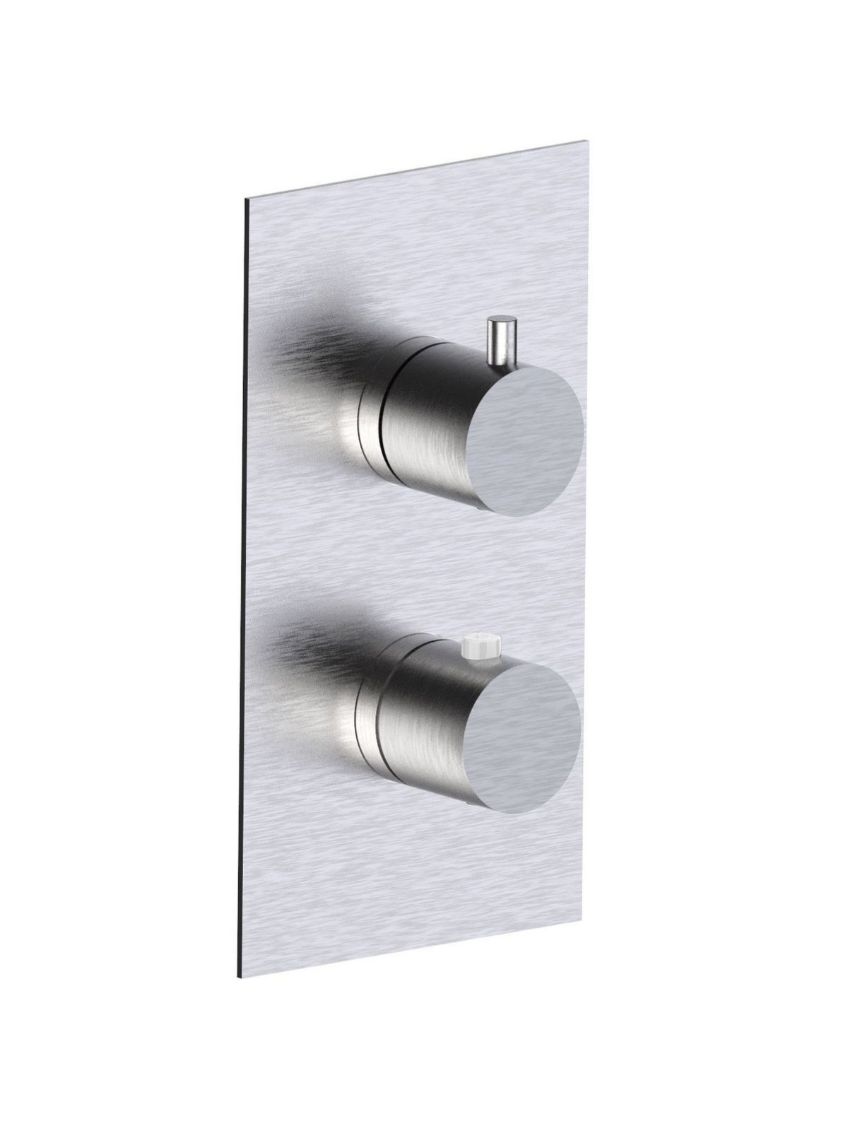 External visible components thermostatic shower mixer 2 ways