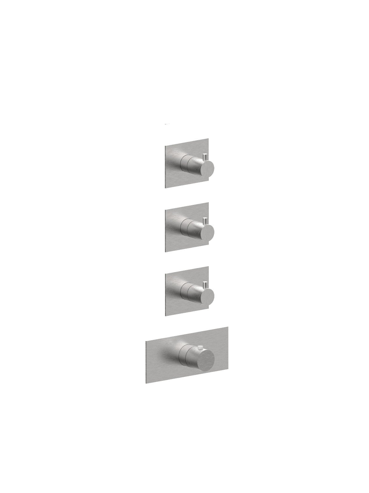 External components 3-way thermostatic built-in shower manifold