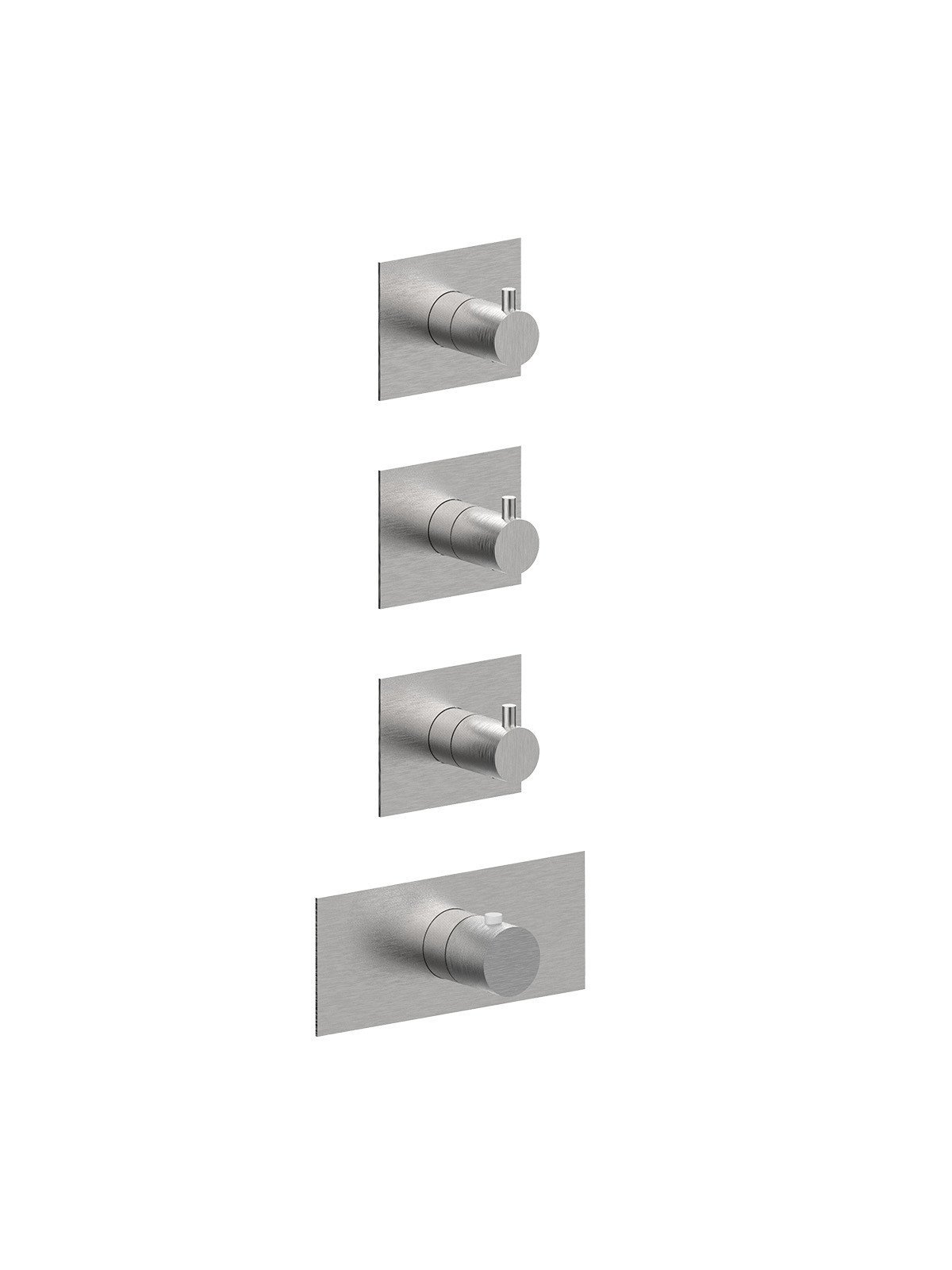 External components 3-way thermostatic built-in shower manifold