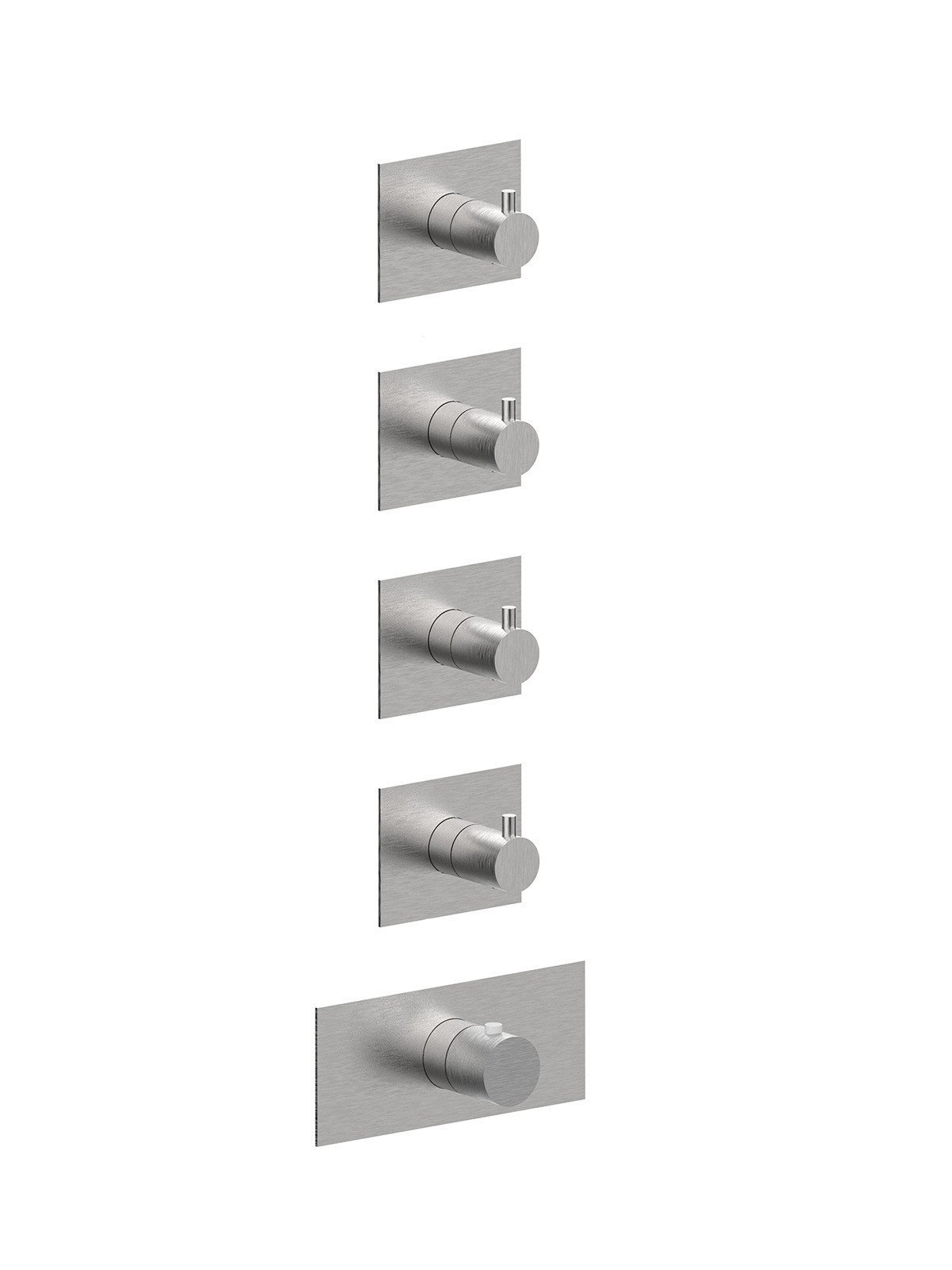 External components 4-way thermostatic built-in shower manifold