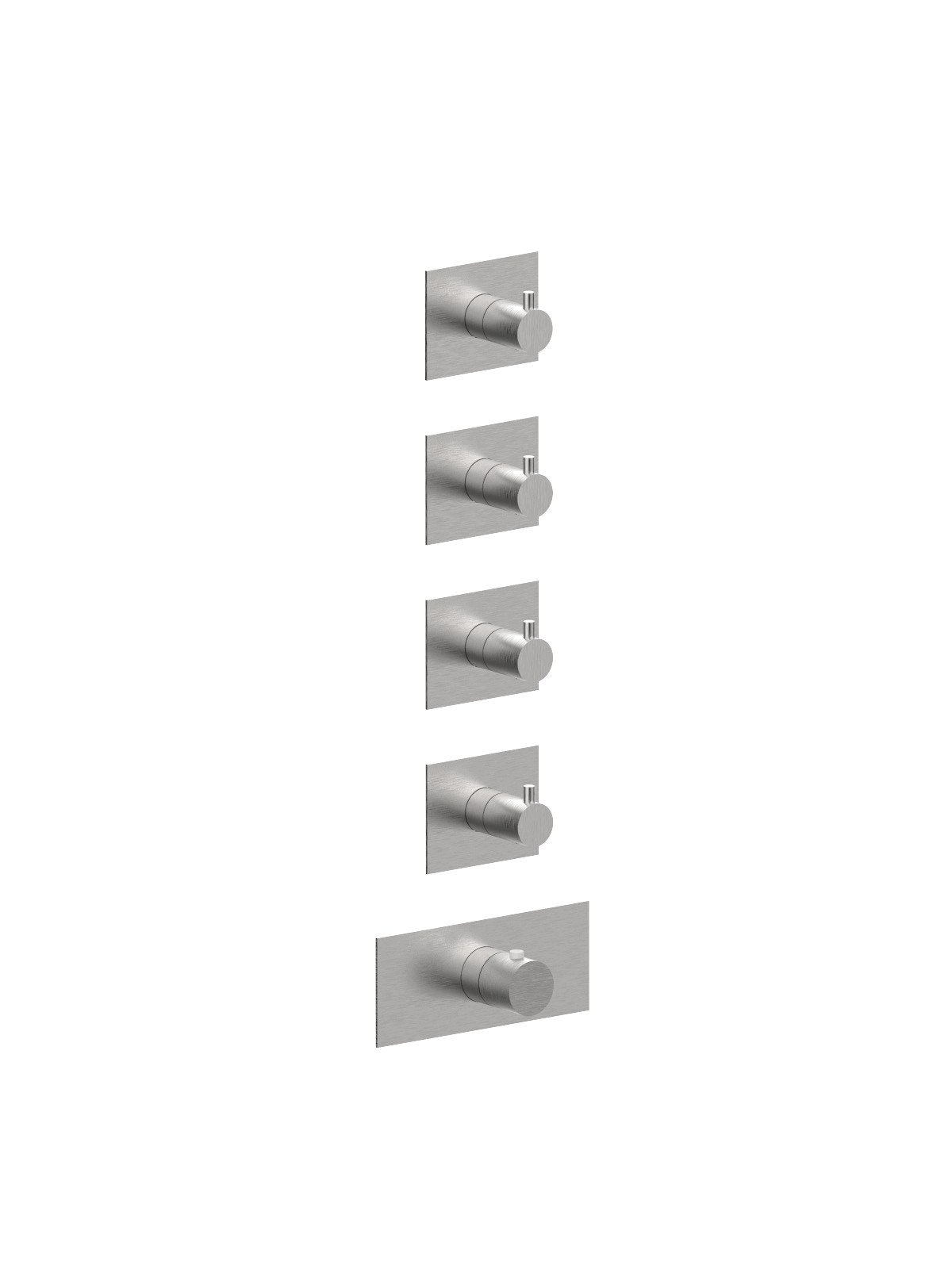 External components 4-way thermostatic built-in shower manifold