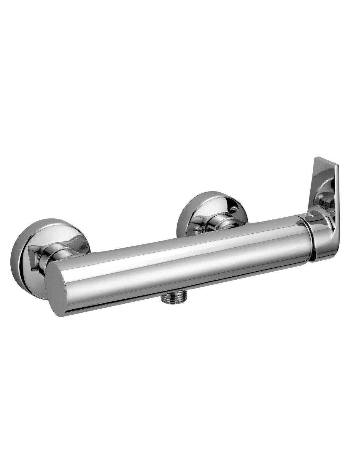 External single-lever shower mixer with upper connection