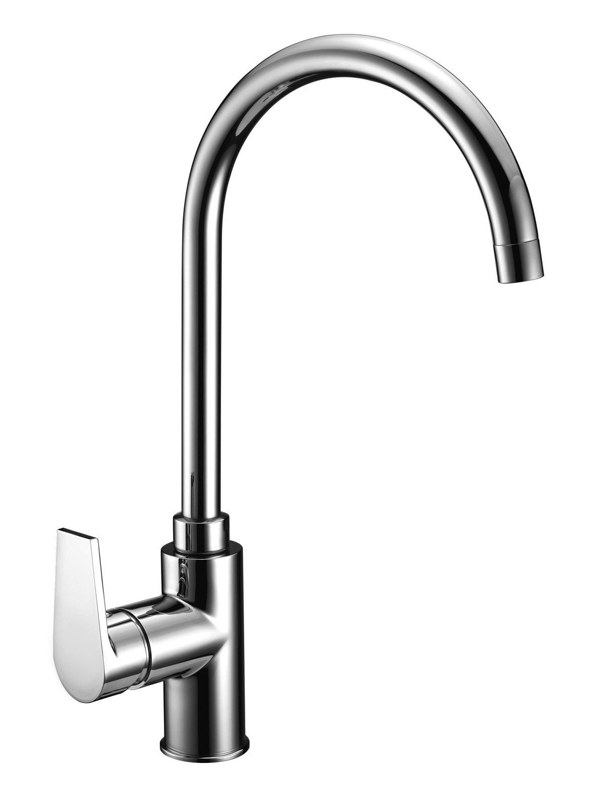 Single-lever sink mixer, swivel spout